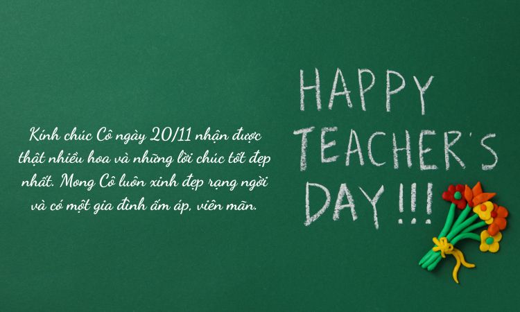 lời chúc cho cô 20/11 hay nhất