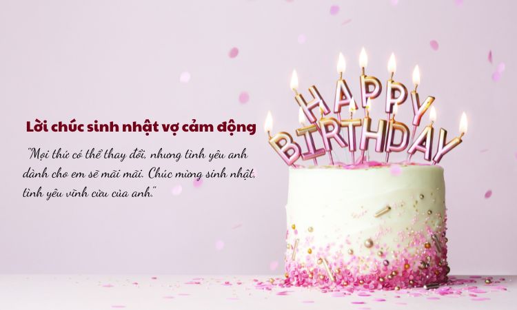 lời chúc sinh nhật vợ cảm động
