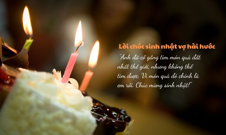 lời chúc sinh nhật vợ hài hước