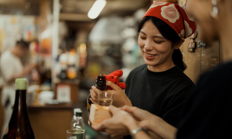 lưu ý cách uống sake