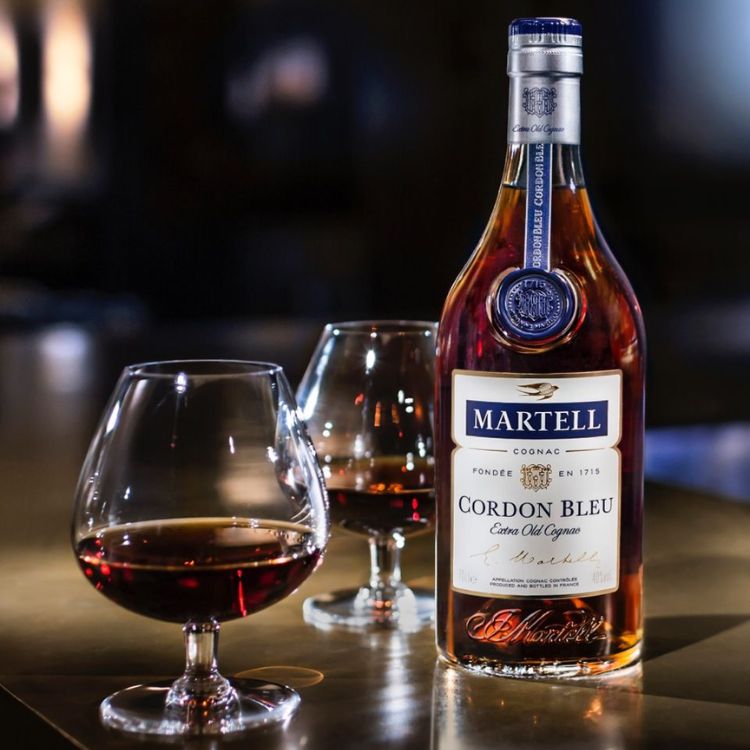 martell cordon bleu tại các bữa tiệc