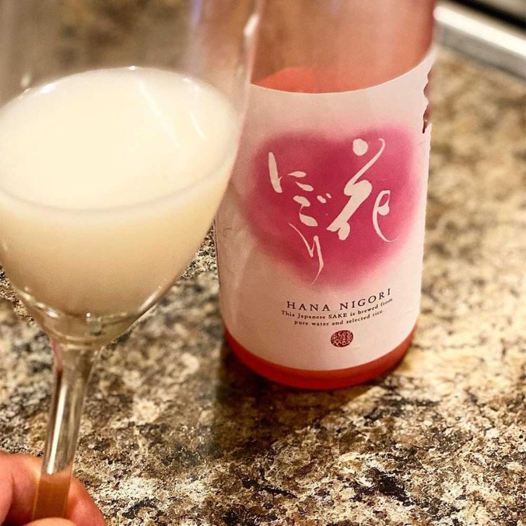 màu sắc rượu hana nigori