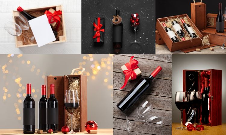 màu sắc và thiết kế hộp quà rượu tết