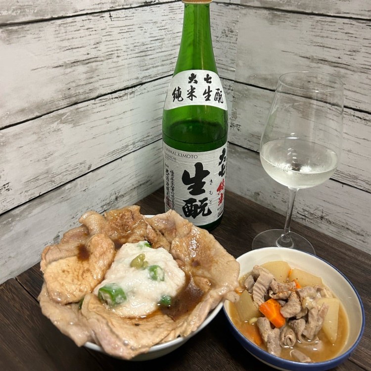 món ăn cùng sake kimoto