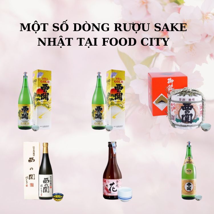 một số dòng rượu sake nhật
