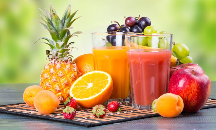 nước ép trái cây bù khoáng
