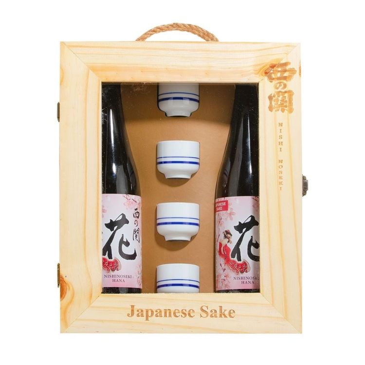 quà tết rượu sake nishinoseki hana