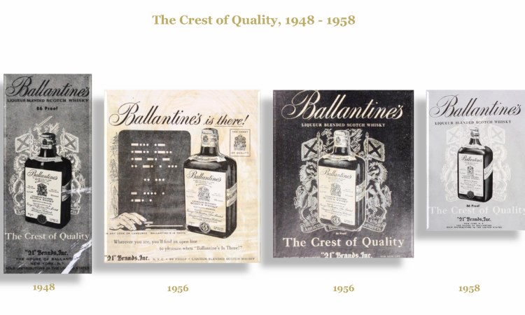 quảng cáo đầu tiên của ballantines finest