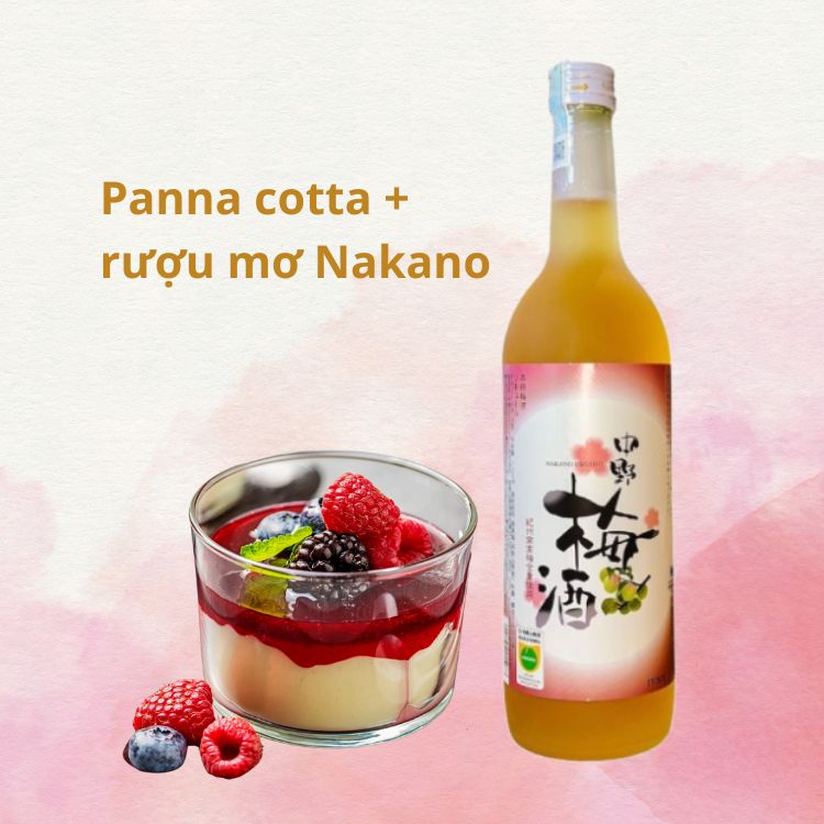 rượu mơ nakano ăn gì