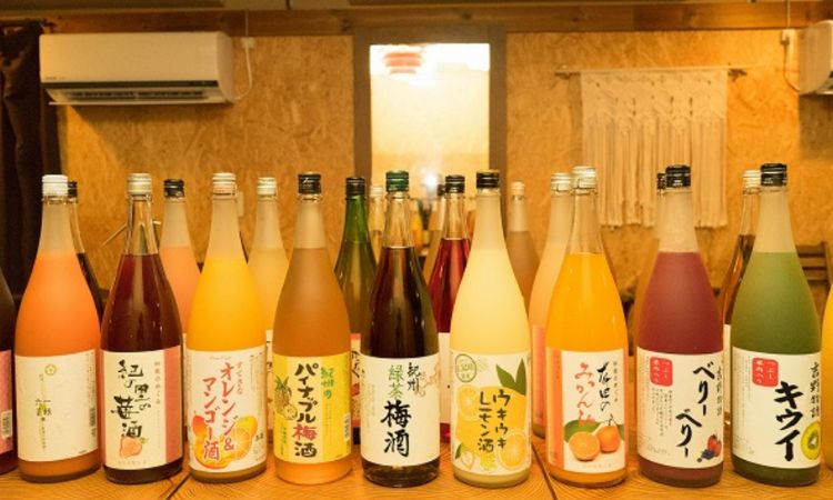 rượu mơ nhật từ trái cây