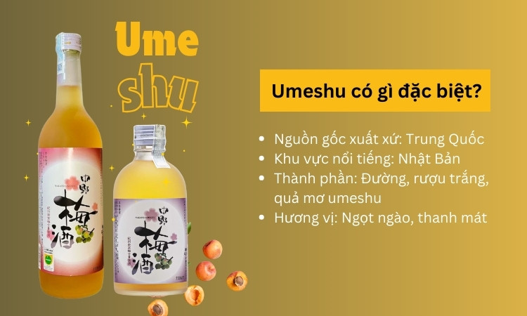 rượu mơ umeshu có gì đặc biệt