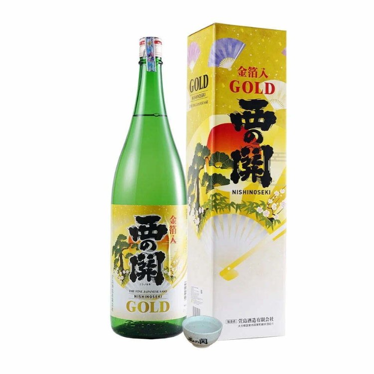 rượu sake nishino gold leaf