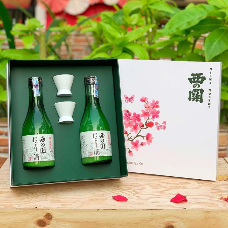 rượu sake nishino seki nigori zake 300ml