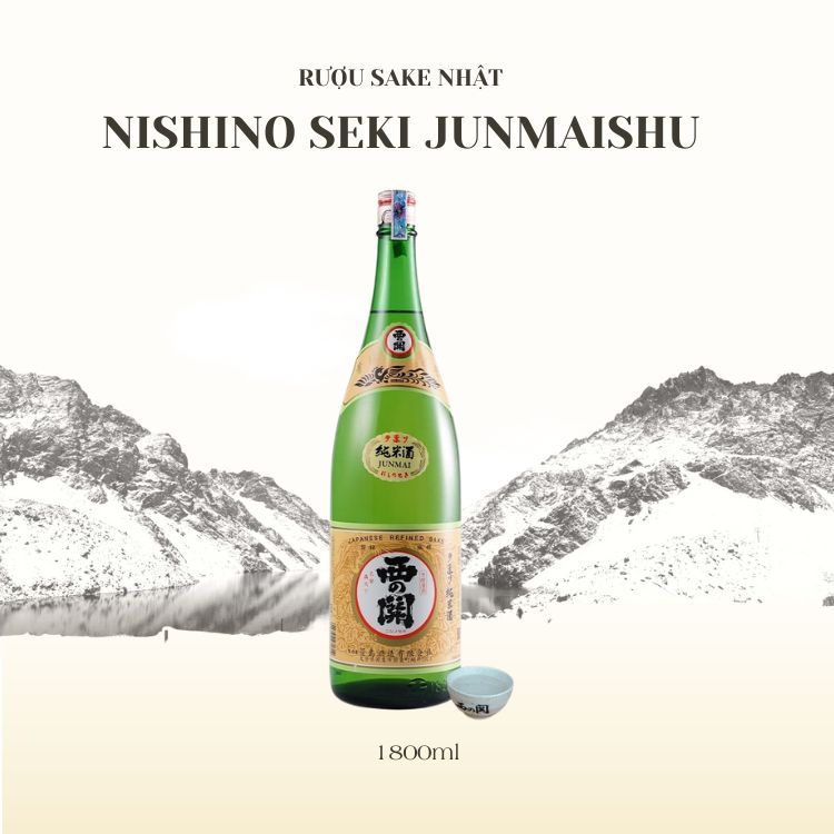 rượu sake nishinoseki junmai