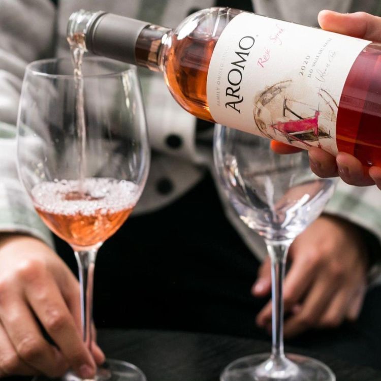 rượu vang hồng aromo shiraz