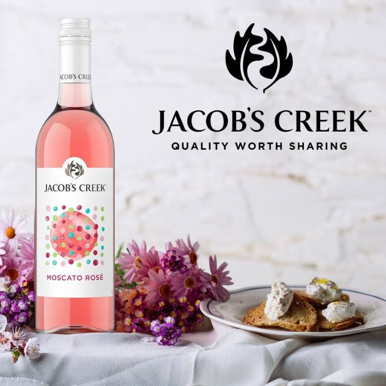 rượu vang hồng jacob moscato