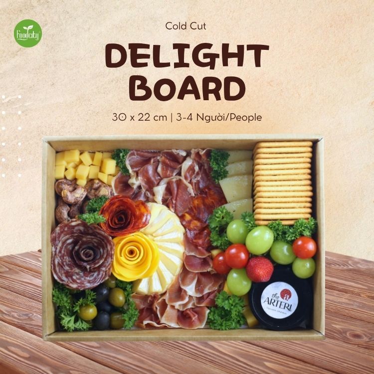 set cold cut delight board