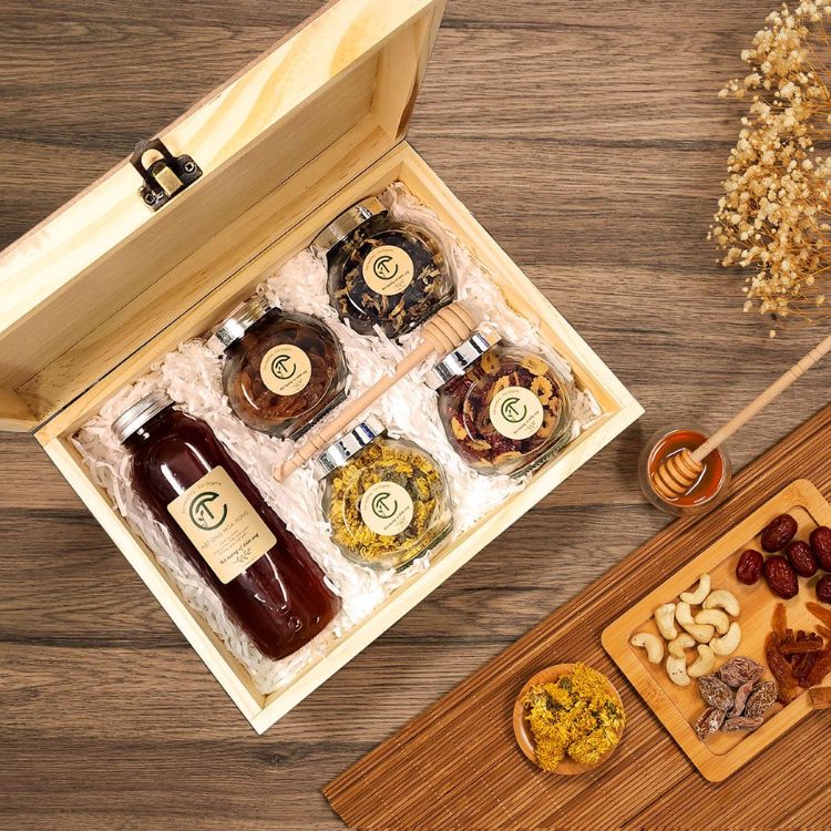 set trà thảo mộc tặng mẹ