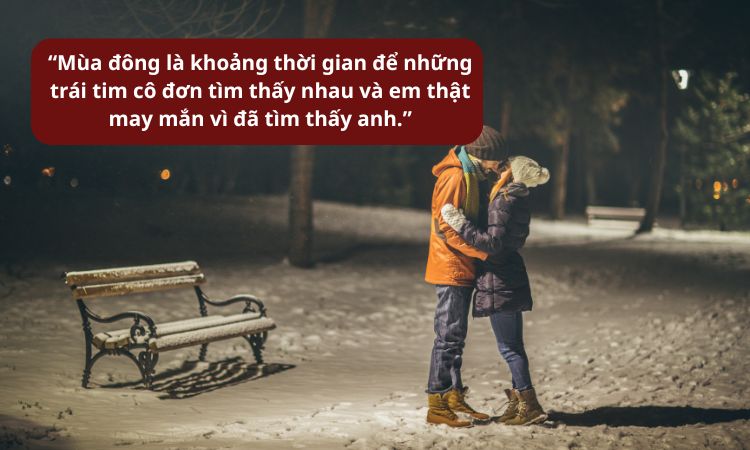 stt thả thính mùa đông lãng mạn