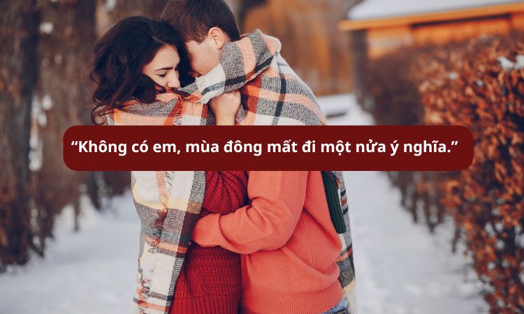stt thả thính mùa đông tình cảm