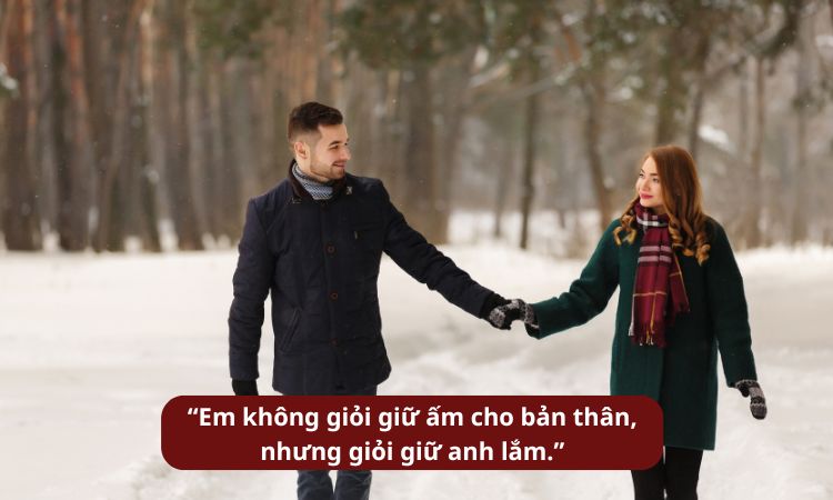 stt thả thính mùa đông vui nhộn