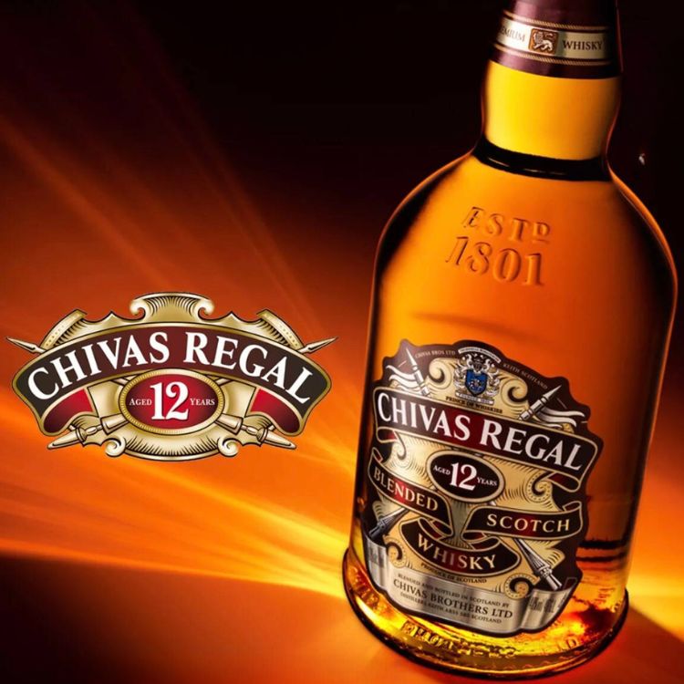thiết kế chai chivas regal 12