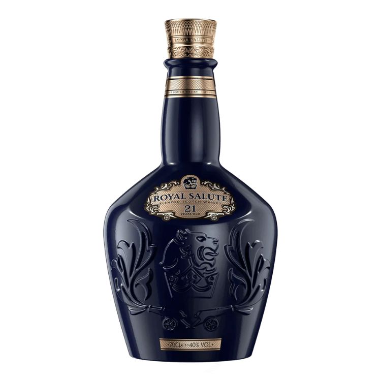 thiết kế chai royal salute 21