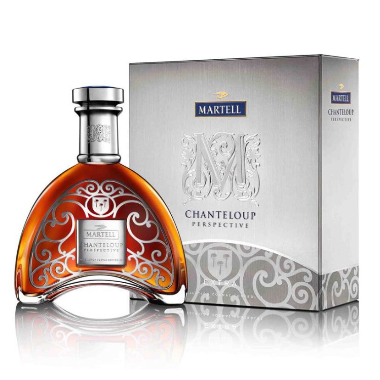 thiết kế chai rượu martell chanteloup