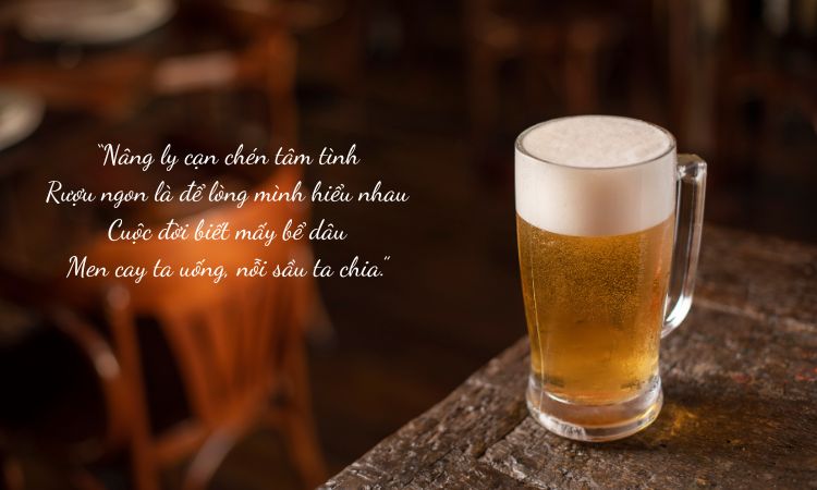 thơ về rượu bia thể thơ lục bát