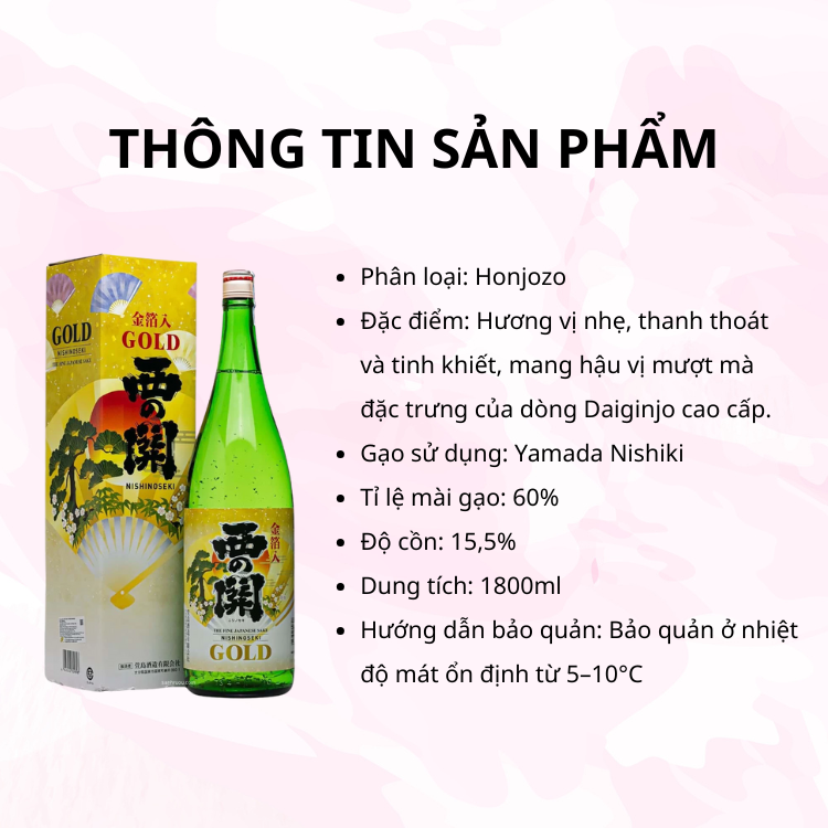 thông tin rượu sake 