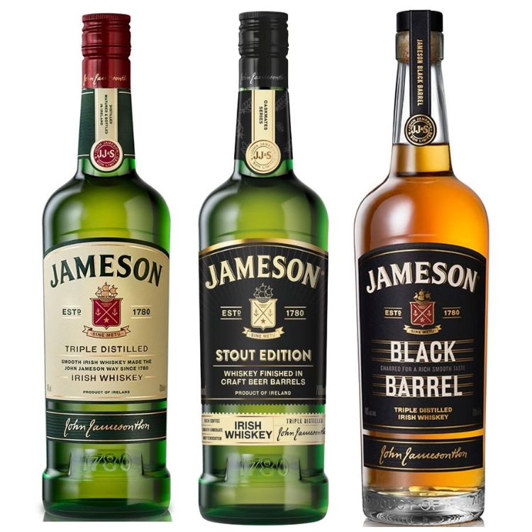 thương hiệu rượu jameson