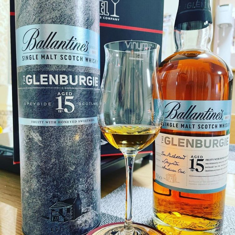 thưởng thức rượu ballantines glenburgie 15