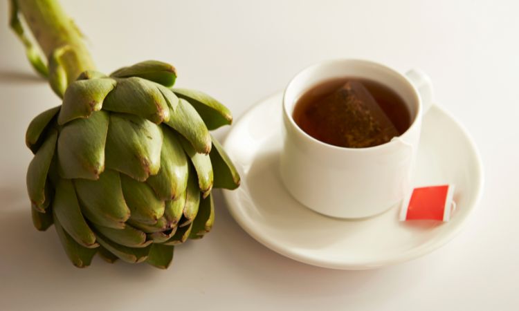 trà atiso uống ngày tết