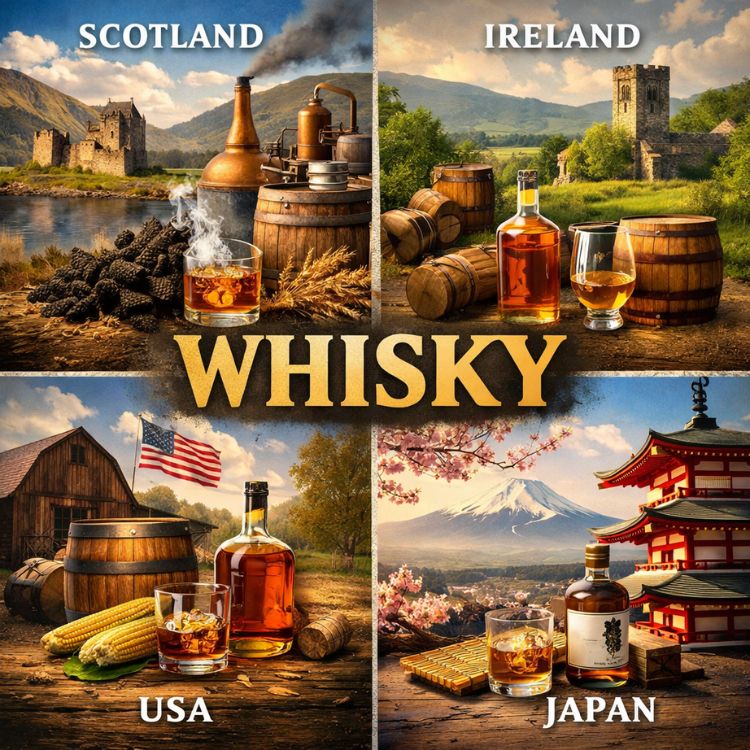 whisky có nguồn gốc từ đâu