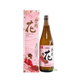 rượu sake nishinoseki hana 720ml kèm hộp 