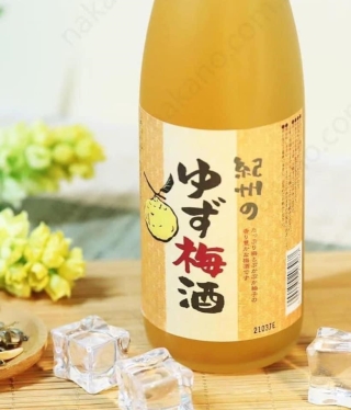 Rượu mơ vị chanh Yuzu Kishu No Yuzu Umeshu 720ml (Chai)