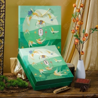 hộp quà rượu sake con hạc xanh