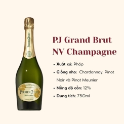 Rượu Vang Nổ PJ Grand Brut NV Champagne 750ml