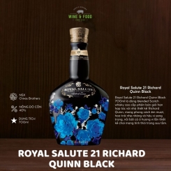 Rượu Royal Salute 21 Richard Quinn Black 700ml