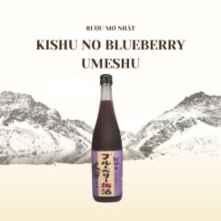 Rượu mơ Kishu No Blueberry Umeshu (vị việt quất) 720ml (Chai)
