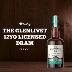 Rượu The Glenlivet 12 YO Licensed Dram 700ml chính hãng