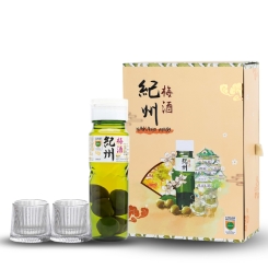 Hộp quà rượu mơ Umeshu Kishu Miiri có quả 720ml