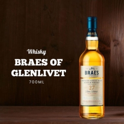 Rượu Braes Of Glenlivet 27 YO 700ml 