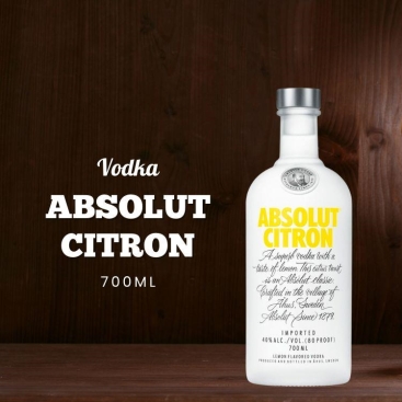 Rượu Absolut Citron Vodka 700ml chính hãng