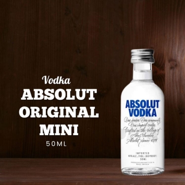 Rượu Absolut Original Vodka Mini 50ml chính hãng