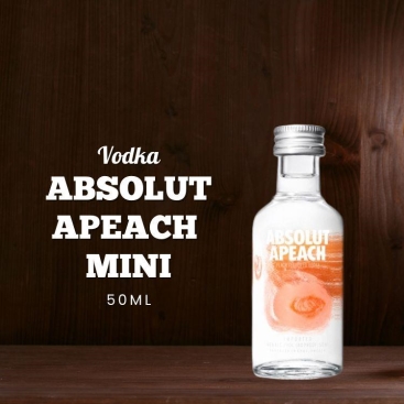 Rượu Absolut Apeach Vodka Mini 50ml