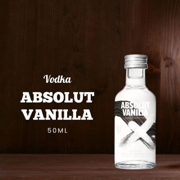 Rượu Absolut Vanilla Vodka Mini 50ml chính hãng