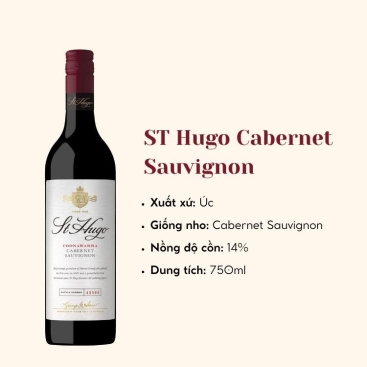 ST Hugo Cabernet Sauvignon - Rượu vang Úc nhập khẩu 750ml