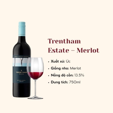 Rượu vang đỏ Trentham Estate – Merlot (13.5%) 750ml (Úc)