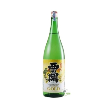 Rượu sake vảy vàng Nishino Seki Gold Leaf 1800ml